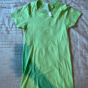 Lululemon Run Swiftly Short Sleeve Lime Green